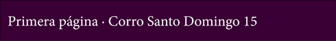 Corro Santo Domingo 15